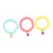 ifundom 3pcs Children's Bracelet Bracelets for Kids Bangles for Kids Bracelet for Girls Kids Bangles Kids Decor Beads for Kids Toddler Accessories Soft Ceramic Frosted Beads Simple