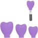 ZJchao Silicone Makeup Brush Holder Set - 3Pcs Reusable Travel Covers for Vanity Protection - Food Grade Silicone (Purple - Buy Online on GoSupps.com