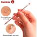 U-K Blackhead Remover Comedone Extractor Blackhead Tweezers Kit Professional Stainless Pimple Acne Blemish Removal Tools Set Deft Processed - Buy Online on GoSupps.com