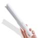 2 in 1 Cordless Hair Straighteners & Curler - USB Rechargeable Travel Hair Straightener & Portable Mini Curler in White | International Shipping Available - Buy Online on GoSupps.com