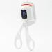 Heated Eyelash Curlers 3 Heating Modes with Digital Display Quick Pre-Heat and Natural Curling Eye Lashes for Long Lasting USB Rechargeable Electric Eyelash Curler Heat Mothers Day Gifts Medium-White