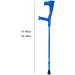 Crutches Adult Tall Crutches Adjustable Aluminum Walking Cane Great Fit for Recent Injuries Supply for Men and Women Everything is fine Warm Life - Buy Online on GoSupps.com