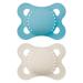 MAM Original pacifiers in a set of 2 rubber with pacifier box 2-6 months light blue