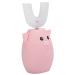 Children's Electric Toothbrush - U Form Head Waterproof Sound Function for Ages 2-12 - Pink - IPX7 1 Pack - Buy Online on GoSupps.com