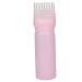 1PC Root Comb Applicator Bottle Hair Coloring Dye And Scalp TreaMalet Essential Salon Hair Cleansing Bottle 4 Ounce With Graduated Scale(Pink)