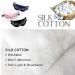 Natural Silk Sleep Eye Mask - Light Blocking Fox Night Mask with Adjustable Strap - Dark Blue - Great for Travel & Sleeping - Women, Girls, Kids - 1 Pack - Buy Online on GoSupps.com