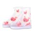 GUIGU Kids Shoes Cover Waterproof Slip-Resistant Overshoes for Cycling/Mountaineering/Rain Pink Dolphin M US Toddler