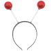 hgnxa Fashion Unisex Adult Headband with Cute Ornaments Headpieces Halloween Party Headwear Be the Center of Attention Red
