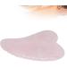 Verdant Touch Rose Quartz Gua Sha Tool - Stainless Steel Meridian Massage Device for Pain Relief | Portable Hand & Wrist Grip - Buy Online on GoSupps.com