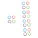 MAGICLULU 20 Rolls Eyelash Eyelid Tape Lash Tape for Eyelash Beauty Eyelash Tape Eyelash Grafting Tape Adhesive Eyelash Tapes Eyeshadow Tape Cosmetic Non-woven Fabric Extension Belt