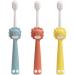Healeved 3 pieces children toothbrushes cartoon lion animal children soft bristles ergonomic teeth cleaning brushes for tooth sensitivity pregnant women after birth