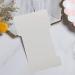100 Pack White Hair Clip Bow Display Cards for Organizing Barrettes and Jewelry - Buy Online on GoSupps.com