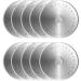 Kingsource SKS-7 Titanium Coated 10 Packs 28mm Pack Rotary Cutter Blades Replacement for Fits Olfa, Fiskar, Martelli, Truecut Cutter Patchwork Tool, Perfect for Cuts Fabric, Sewing, Leather and Paper