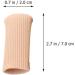 Fabric Toe Protectors - 4pcs Sleeve Covers for Blisters & Ingrown Toenails - Women's Toe Caps - 7x2x2cm - Buy Online on GoSupps.com