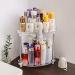 Argox 2-Layer Transparent Bathroom Organizer | Countertop Storage Solution for Bathroom Finishing | Under Sink Storage Shelf for Bathroom Essentials - Buy Online on GoSupps.com