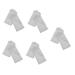 FRCOLOR Anti-uv Gloves 5 Pairs Nail Gloves Uv Protection Gloves Gel for Nails Salon Gloves Sun Gloves Half Finger Gloves Glove for Nail Uv Lamp Gloves Nail Dryer Gloves Miss Spandex
