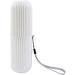 Portable Toothbrush Travel Case - White Toothbrush Box for Easy Toothpaste & Mouthwash Storage - Buy Online on GoSupps.com