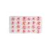dijiusidy 1 Set Christmas Nail Wraps Cartoons Style Decor Adorable False Fingernails Children Removable Art Decals DIY Manicure PNT-16-19