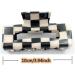 Checkered Hair Claw Clips for Women Girls Fashion Hair Clips for Styling Claw Clamps Thick Hair Retro Rectangle Shape YOEMAYUNER (3PCs 3Colors A Large Size/3.94inch) - Buy Online on GoSupps.com