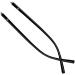 Dookaa glasses brackets glasses brackets glasses brackets 1 pair of glasses made of black plastic replacement for glasses frames ironing repair