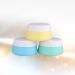 Solustre 3PC Silicone Cosmetic Containers - Travel Lotion Bottles for Creams | 20ml Sample Glasses with Densely Sealed Lids - Buy Online on GoSupps.com