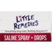 Little Remedies Noses Saline Spray Drops 1 Fl Oz (Pack of 2) - Buy Online on GoSupps.com
