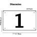 Kyzistn Large Number Running Race Bibs 1-50 | Tyvek Tearproof Waterproof | Marathon Events with Safety Pins 7x4 Inch - Buy Online on GoSupps.com