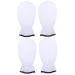 Housoutil 2 Pairs Maintenance Essential Oil Gloves Paraffin Wax Hand Cover Sliding Mitt Heating Gloves Parrafin Wax Hand Care Mitten Nail Art Hand Gloves Warm Flannel White Bath Mat Mittens