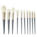 10-Piece Makeup Brush Set for Beginners | Soft Hair Eye Shadow Powder & Foundation Brushes - Perfect for Flawless Beauty - Buy Online on GoSupps.com