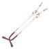 Qdragvoi Exchange of the glasses brackets Vintage glasses replacement bracket* glasses bone glasses brackets 1 pair of women-strass-glasses replacement bars for borderless glasses gold parent
