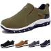Men's Good Arch Support & Breathable and Light & Non-Slip Shoes Orthopedic Shoes for Men for Outdoor Activity Hiking Walking 11.5 Green