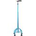 Adjustable Crutches Walking Stick Handicapped Cane Open Cuff Crutches Silver Fashionable Chaser of Light Red - Buy Online on GoSupps.com