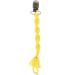 GLASSNOBLE Hand-Braided Dark Orange Pacifier Chain for Babies - Crocheted Clip - Stylish & Functional Baby Accessory - Buy Online on GoSupps.com