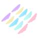 5 pairs of silicone eyelashes perming shield pad 5 sizes colored eyelash perming curler lash lift pad set lash lift rods eyelashes durable make-up tool for different lengths of eyelash lifting