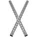 Angoily broom accessories stainless steel broomstiot replacement 2 pieces Extension mop handle with threaded broomsters Thread rods for sweeping shovel floor brush hole diameter: 22 mm thehomeuse