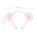SOLUSTRE Bear Ears Headband - Adorable Cloth Bear Face Wash Headband for Women and Kids - White - Buy Online on GoSupps.com