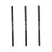 Angoily 3pcs 2 1 Eyebrow Makeup Tools Brow Pencil Triangle Pencil Makeup Accessories To Rotate Lock Cylinder 1 count (Pack of 1) Dark Brownx3pcs