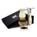 Pure Sliver Tip Badger Hair brush DE Safety Razor & Brush/Razor Holder.