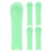 NOLITOY Ear Cleaner Tips Silicone Ear Wax Picker Cover Ear Spoon Sleeves Ear Wax Removal Tips Ear Scoops Sleeves Ear Spoon Protector Ear Cleaning Tools Light Green