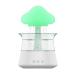 Snuggling Cloud Rain Humidifier - Water Sounds Cloud Mushroom Humidifiers with Drops Essential Oil Rain Cloud Diffuser Cute Raincloud Humidifier Night Light for Aromatherapy Bedroom Lamp (White)
