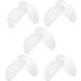 Buy 5x D Shape Silicone Eyeglass Nose Pads Non-Slip Soft Silicone Comfortable & Durable White Color for All Glasses - Buy Online on GoSupps.com