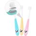 SEWOART 3pcs Children's Toothbrush Set - Fun 3D Training Brushes for Effective Teeth Cleaning - Safe Abs Material - Buy Online on GoSupps.com