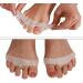 Premium Ultra-Soft Silicone Metatarsal Foot Pain Relief (2 Pairs) - Comfort & Soothing Support for Diabetic Feet, Metatarsalgia, Neuroma, Bunions, High Heels - Buy Online on GoSupps.com