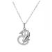 CALLARON Necklaces Hollow Necklace Pendant Creative Necklace Playing Dolphin Necklace Women Necklace Miss