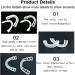 2 Pairs Temporarily Adjustable Shoes for Men & Women - Regain Confidence in White - Buy Online on GoSupps.com