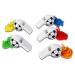 Schramm Pack of 12 Plastic Football Design Whistles Whistles Football Whistles Referee Whistles