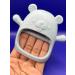 KRA Silicone Baby Teething Toy | BPA Free | Anti Choking Hazard | Handheld Teething Soothing Toy for Infants 3+ Months (Powder Blue) - Buy Online on GoSupps.com