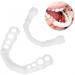 Temporary Cosmetic Teeth Dentures Simulated Braces for a Stunning Smile | Upper & Lower Snap Caps - Buy Online on GoSupps.com