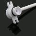 Haodasi Water Hose Plastic Handle - Replacement Tube for Waterpik Oral Irrigator WP-100/130/660/900 - Button White | Oral Hygiene Accessories - Buy Online on GoSupps.com