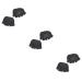 FOMIYES 3 Pairs Forefoot Pads for Women Heels Feet Pads for Heels Toe Cover High Heels Toe Toppers for Shoes of Half Breathable Metatarsal Sleeve Pads Women's Sock Thin Section